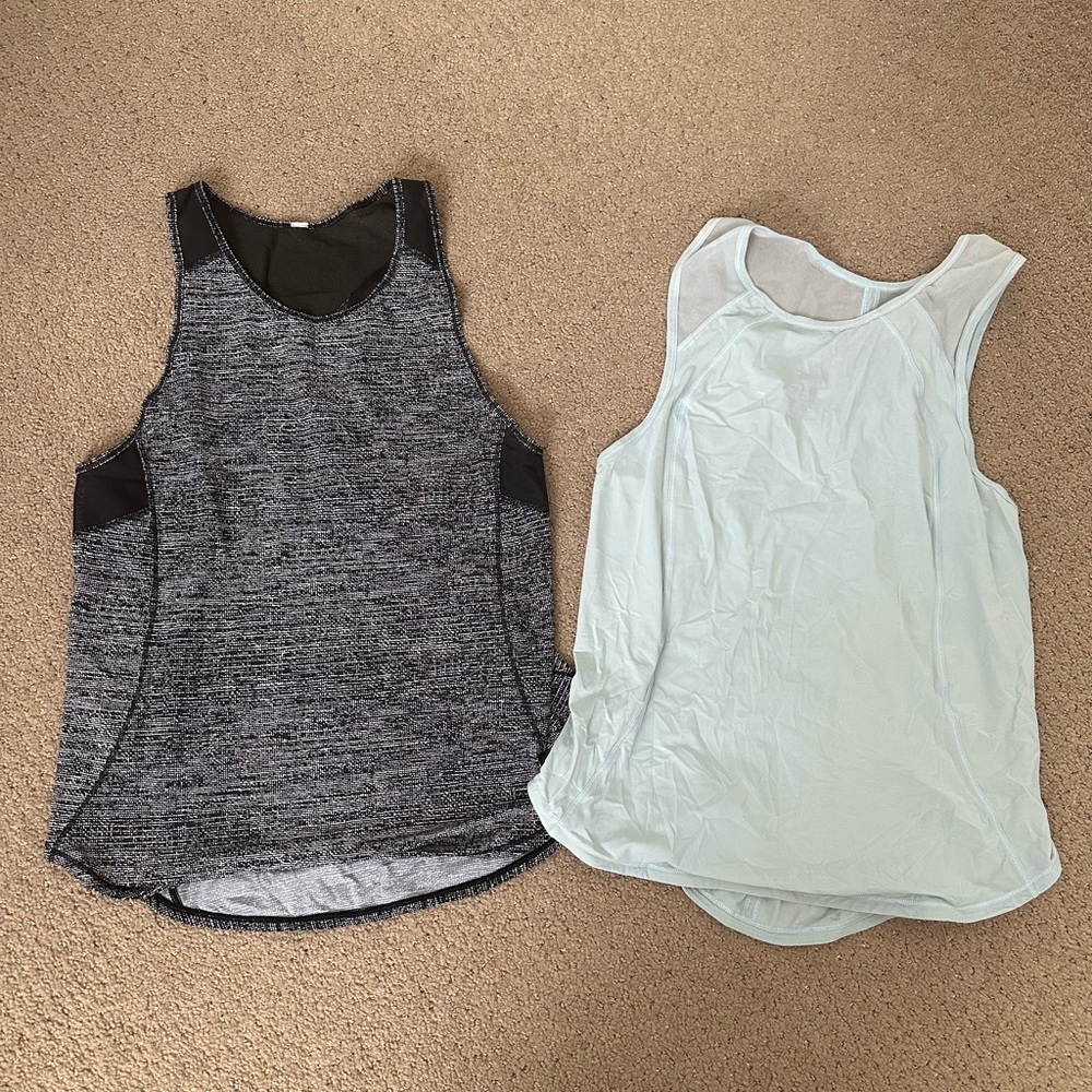 Lululemon sculpt tank x2